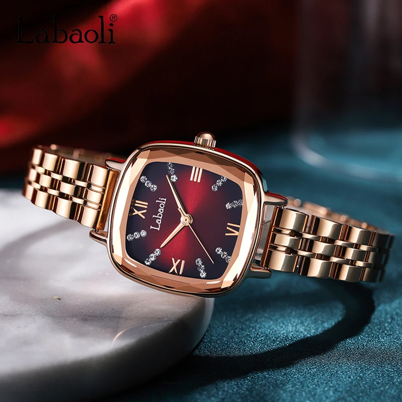 Labaoli cross-border new square watch star and moon women’s watch independent second dial cross-border - Image 4